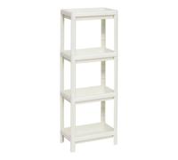 5five Étagère 4 niveaux en plastique blanc