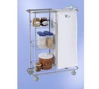 Desserte Slim - 20 x 80 x 58 - Gris Gris G