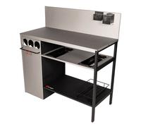 Somagic DES12 - Cuisine d'été en acier 110,5 x 53,5 x 113 cm