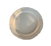 Desserts Assiette à manger rétro blanc cassé, assiette Plate en céramique, disque minimaliste, Dessert, fruits, salade, domestique En-cas