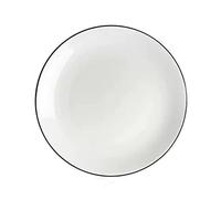 Desserts Assiette en céramique, cuisine maison, salle à manger, assiette Dessert, ronde, de petit déjeuner, Plate blanche, creuse Simple En-cas(Petit)