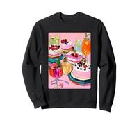 Desserts colorés Cocktails Art Artistique Eté Esthétique Sweatshirt