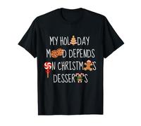Desserts de Noël et mème d'ambiance des fêtes de Noël T-Shirt Graphique avec Valeur