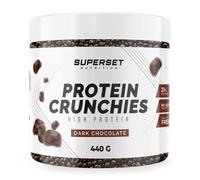 Desserts protéinés - Superset Nutrition - PROTEIN CRUNCHIES (440g) - Saveur Chocolat Noir