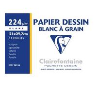 Dessin à Grain pochette 12F A4 224g