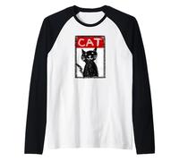 Dessin à la Craie de Chat Noir de Dessin Manche Raglan