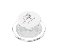 Dessin à Une Ligne : des Mains Qui racontent des Histoires PopSockets PopGrip pour MagSafe