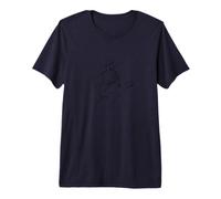 Dessin à Une Ligne : des Mains Qui racontent des Histoires T-Shirt Haut de Gamme