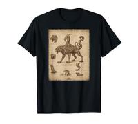 Dessin Anatomique Mystique Chimère Gothique Fantasy Art T-Shirt