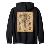 Dessin Anatomique Mystique Medusa Gothic Fantasy Art Sweat à Capuche