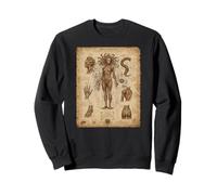 Dessin Anatomique Mystique Medusa Gothic Fantasy Art Sweatshirt