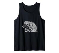 Dessin Animal Minimaliste hérisson Ligne Art Simple Débardeur