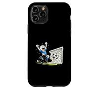 Dessin animé Amusant de célébration des buts de Football de Stick Man Coque pour iPhone 11 Pro