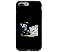 Dessin animé Amusant de célébration des buts de Football de Stick Man Coque pour iPhone 7 Plus/8 Plus