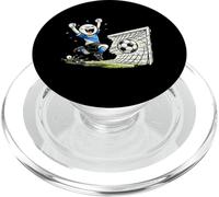 Dessin animé Amusant de célébration des buts de Football de Stick Man PopSockets PopGrip pour MagSafe