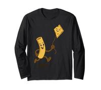Dessin animé Amusant Mac and Cheese pour Tout-Petits garçons et Filles de Maternelle Manche Longue