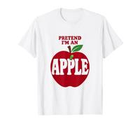 Dessin animé Amusant pour Halloween Pretend I'm an Apple T-Shirt