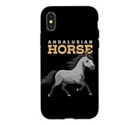 Dessin animé Andalou Cheval Ferme Amoureux des Animaux Chevaux Mignons Coque pour iPhone X/XS