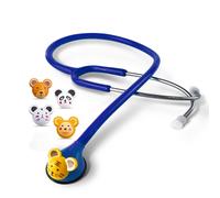 Dessin Animé Animal Design Stéthoscope Pour Les Cliniciens Enfants,Stéthoscope Multicolore Pour Les Enfants (Bleu)