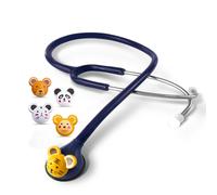 Dessin Animé Animal Design Stéthoscope Pour Les Cliniciens Enfants,Stéthoscope Multicolore Pour Les Enfants (Bleu Foncé)