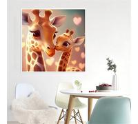 Dessin animé Animal Girafe Puzzle 150 Pièces pour Adultes, 65x65cm Puzzles Classiques 150 pièces, DIY Activité Familiale Jigsaw Puzzle Jeux, Unique Décoration Murale de la Maison Cadeau