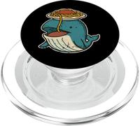 Dessin animé baleine aimant les pâtes PopSockets PopGrip pour MagSafe