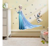 Dessin animé bricolage princesse congelée Elsa Anna stickers muraux fille chambre d'enfants fond décoration amovible enfants chambre affiche décalcomanie Anna 22