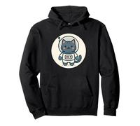 Dessin animé Chat Astronaute Kawaii Sweat à Capuche