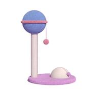 Dessin Animé Chat Escalade Cadre Tout-en-Un Multifonctionnel Petit Non-Occupation Meulage Griffe Planche À Gratter Chat Étagère(C)