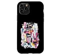 Dessin animé Cheval Peace Graffiti Pop Personnage Graphique Art Sign Coque pour iPhone 11 Pro