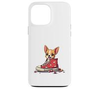 Dessin animé Chihuahua dans Une Sneaker Illustration Design Coque pour iPhone 13 Pro Max