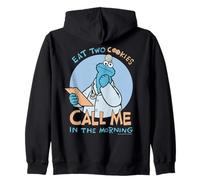 Dessin animé Classique de Sesame Street Cookie Monster Doctor Pose Lol Sweat à Capuche