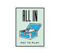 Dessin Animé Classique Graffiti Toile ALEC Monopoly Time is Money Poster Home Living Office Fresco Decoration sans Cadre (30 * 40cm sans Cadre,2)