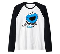 Dessin animé Classique Sesame Street Cookie Monster Always Cool Lol Manche Raglan