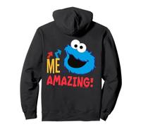 Dessin animé Classique Sesame Street Cookie Monster Amazing Pose Sweat à Capuche