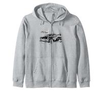 Dessin animé Cool 55 Muscle Car Design : Donne-Moi Tout Ton Argent Sweat à Capuche