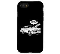 Dessin animé Cool 56 Muscle Car Design : Donne-Moi Tout Ton Argent Coque pour iPhone SE (2020) / 7/8