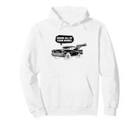 Dessin animé Cool 57 Muscle Car Design : Donne-Moi Tout Ton Argent Sweat à Capuche