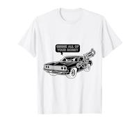Dessin animé Cool Muscle Car Design des années 70 : Donne-Moi Tout Ton Argent T-Shirt