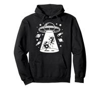 Dessin animé Cosmic UFO Numbers 6 7 Six Seven Retro Seven Sweat à Capuche