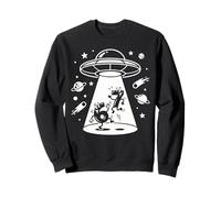 Dessin animé Cosmic UFO Numbers 6 7 Six Seven Retro Seven Sweatshirt