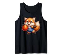 Dessin animé de Joueur de Basket-Ball Cute Fox Débardeur