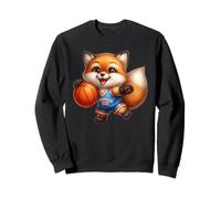 Dessin animé de Joueur de Basket-Ball Cute Fox Sweatshirt
