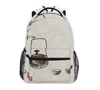 Dessin Animé De La Culture De La Théière Cartable Sac à Dos Ecole étudiant Scolaire d'ordinateur pour Voyage Ados Filles Garçons Enfant