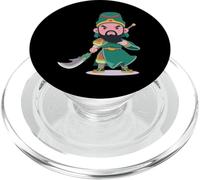 Dessin animé de la légende du Seigneur de Guerre Chinois Guanyu PopSockets PopGrip pour MagSafe