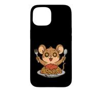 Dessin animé de pâtes Souris Coque pour iPhone 15