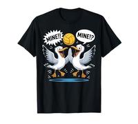 Dessin animé de Plage de Volley-Ball de Seagull Mine drôle T-Shirt