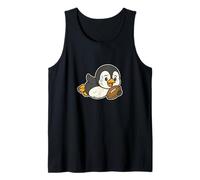 Dessin animé de plongée Happy Penguin Rugby Débardeur