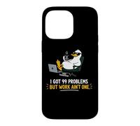 Dessin animé Dessin animé Canard Paresseux Bureau Coque pour iPhone 14 Pro Max