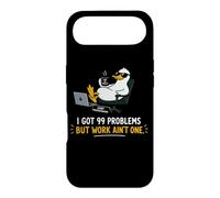 Dessin animé Dessin animé Canard Paresseux Bureau Coque pour iPhone Air